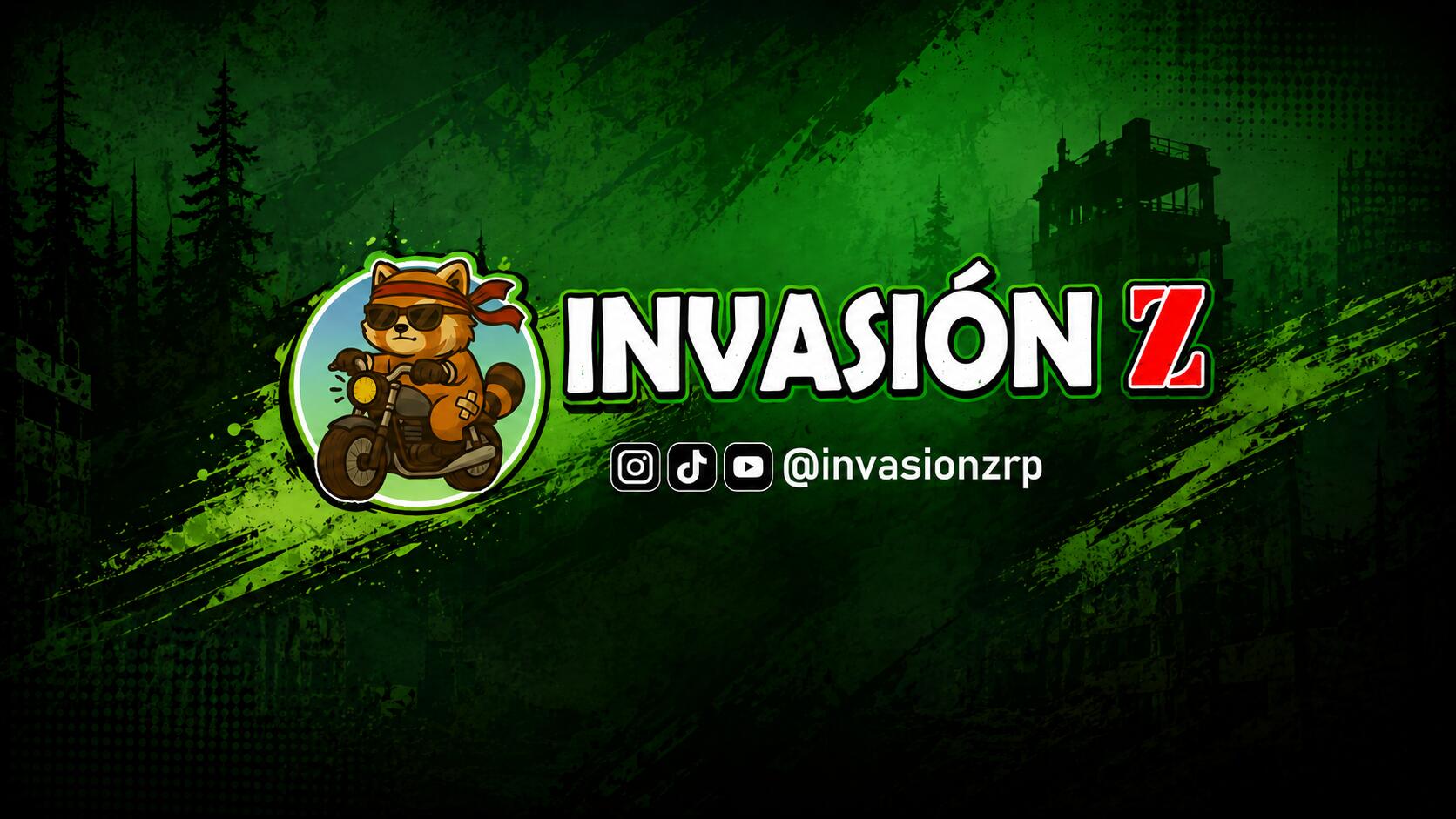 Discovery splash banner for INVASIÓN Z RP Discord server