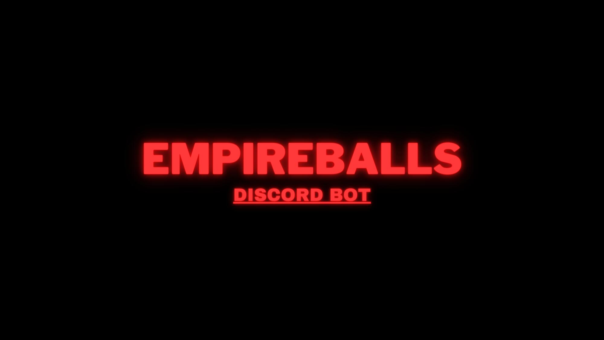 Discovery splash banner for Empireballs Bot Hub Discord server