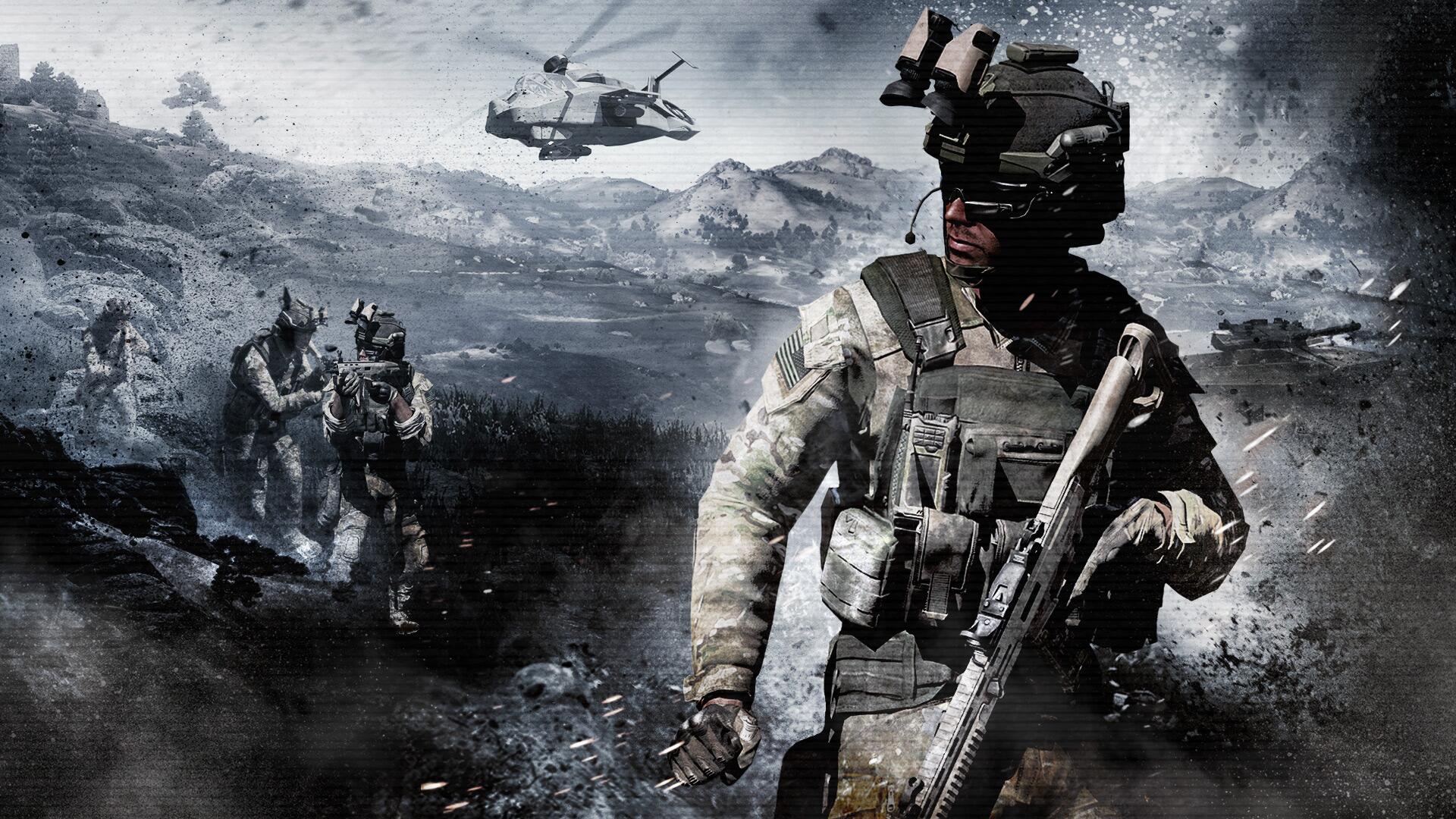 Discovery splash banner for ARMA Discord server