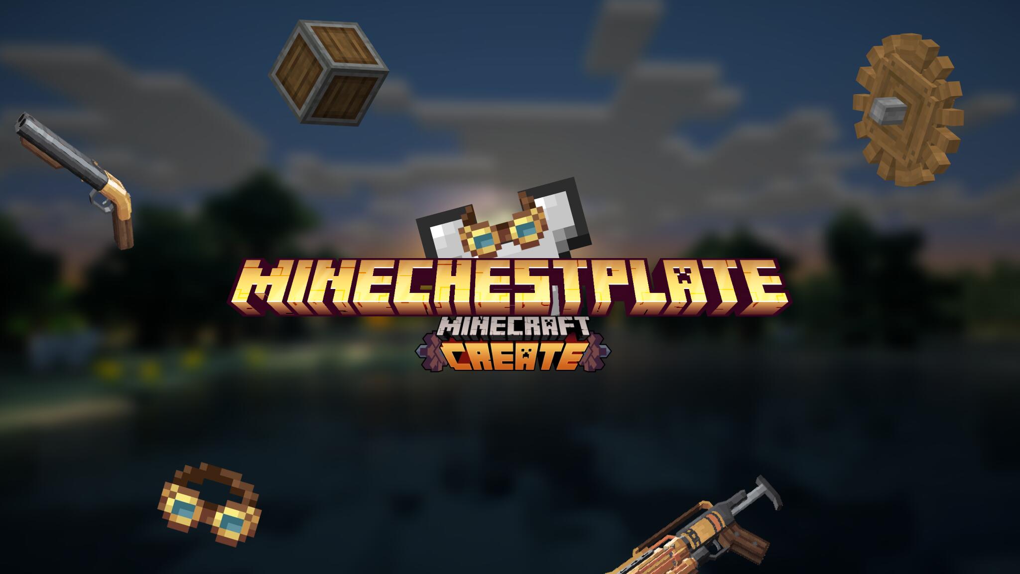 Discovery splash banner for MineChestplate Discord server
