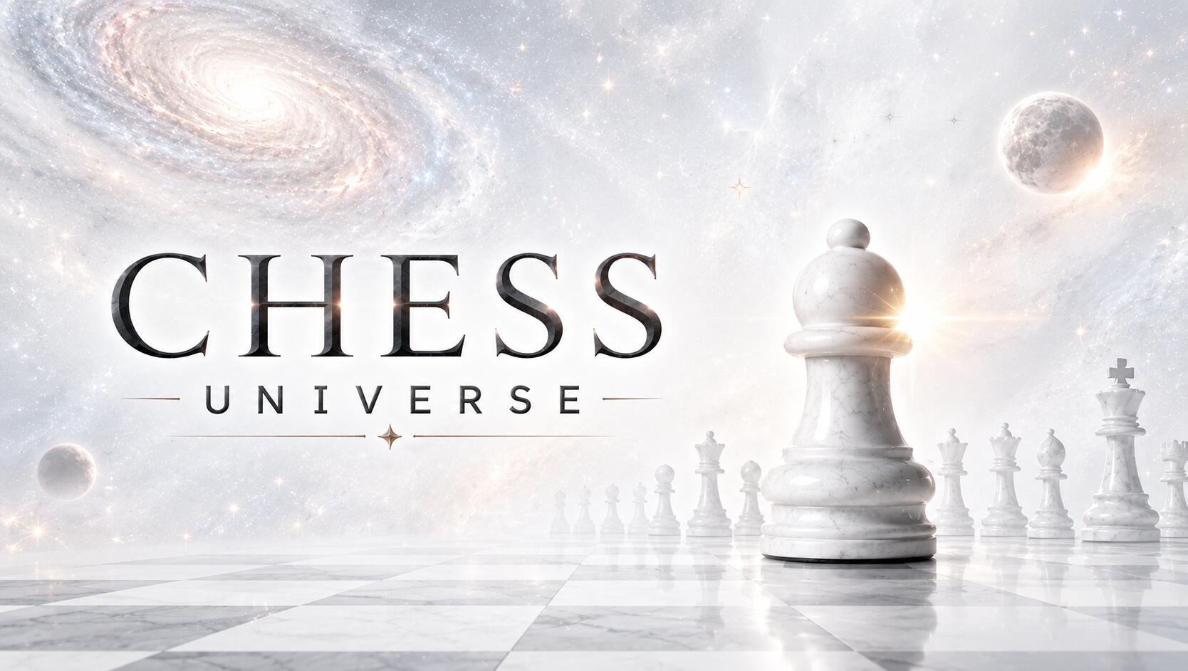 Discovery splash banner for Chess Universe Discord server