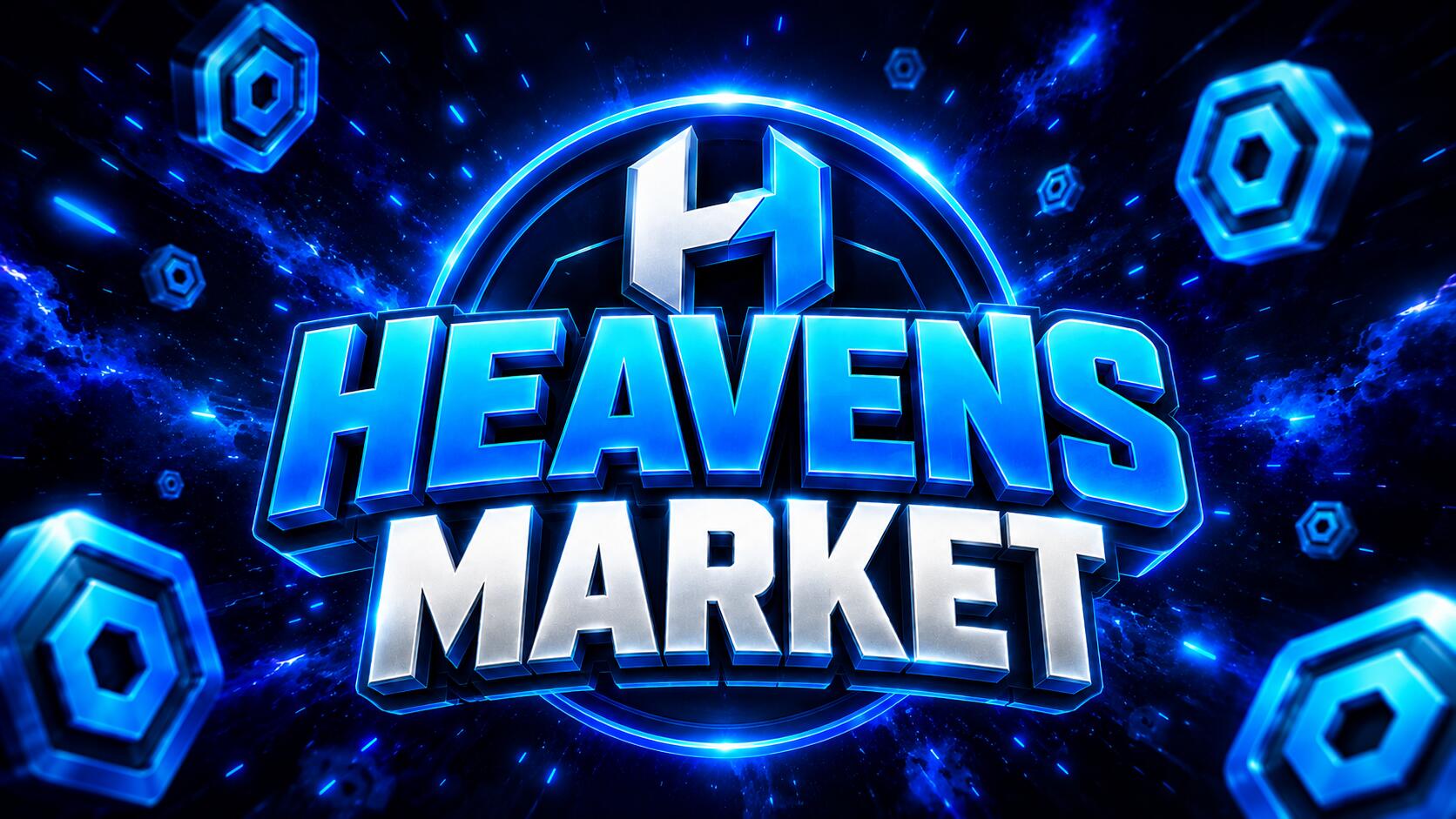 Discovery splash banner for Heaven's Market #7k Discord server