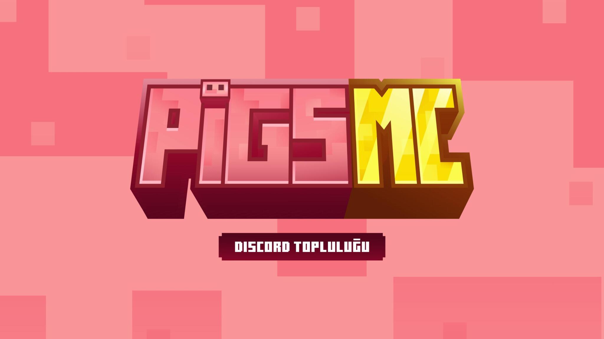 Discovery splash banner for PIGSMC | Minecraft Network Discord server