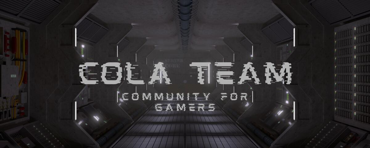 Discovery splash banner for cOLa TeaM Discord server