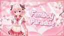 Discovery splash banner for Femboy Paradise🌸 Discord server