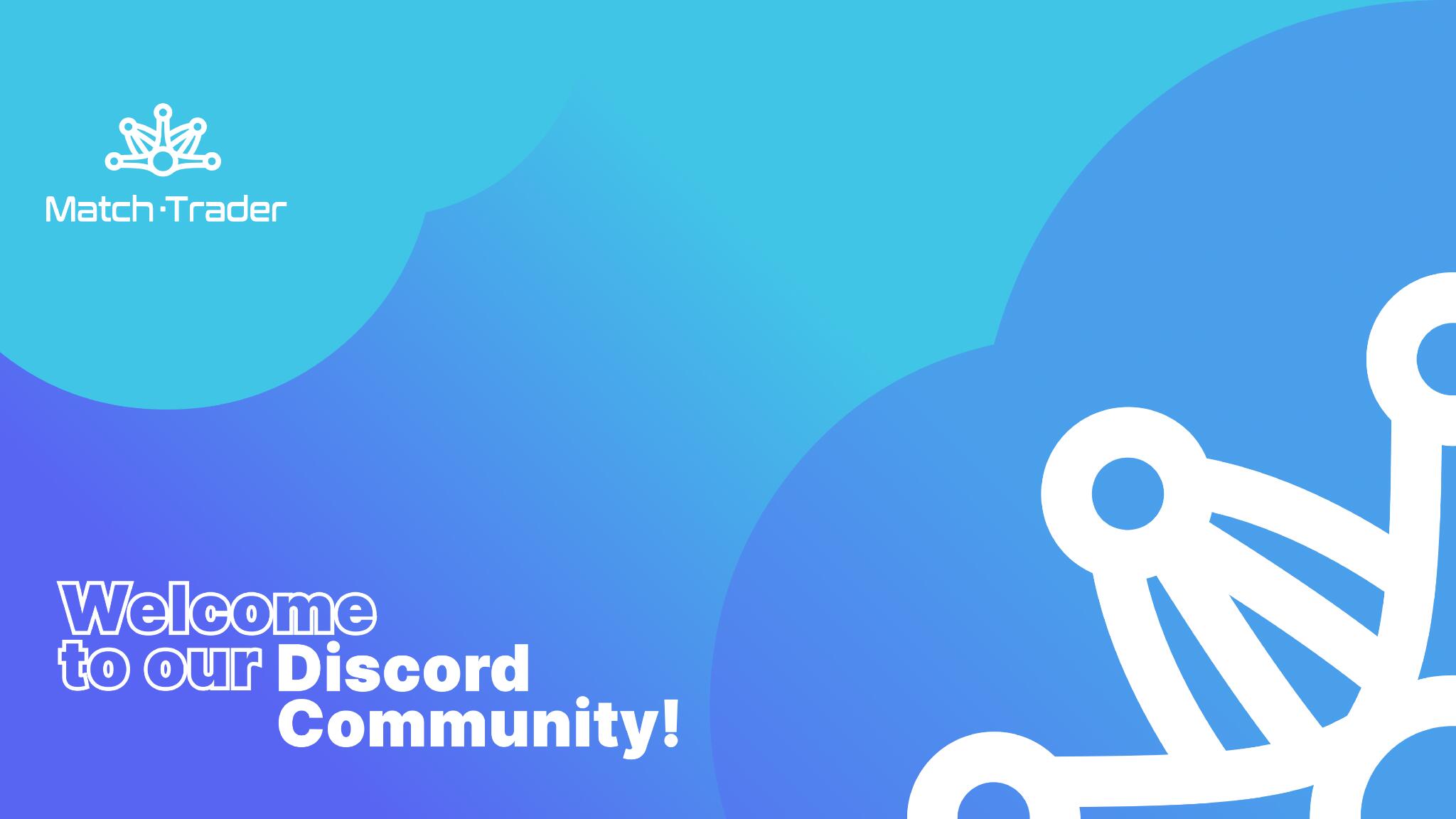 Discovery splash banner for Match-Trader Discord server
