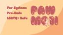 Discovery splash banner for Pawmoji Glamour Discord server