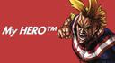 Discovery splash banner for My HERO™ Discord server