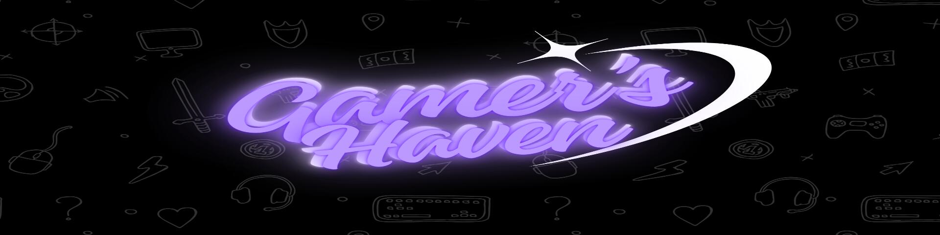 Discovery splash banner for Gamer's Haven 18+ | Social • VC • Gaming • Emojis • Game/Movie Nights Discord server