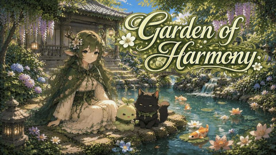 Discovery splash banner for Garden of Harmony Discord server