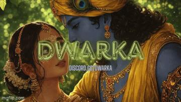 Discovery splash banner for Dwarka || Social ● Chilling ● Events ● Giveaways Discord server