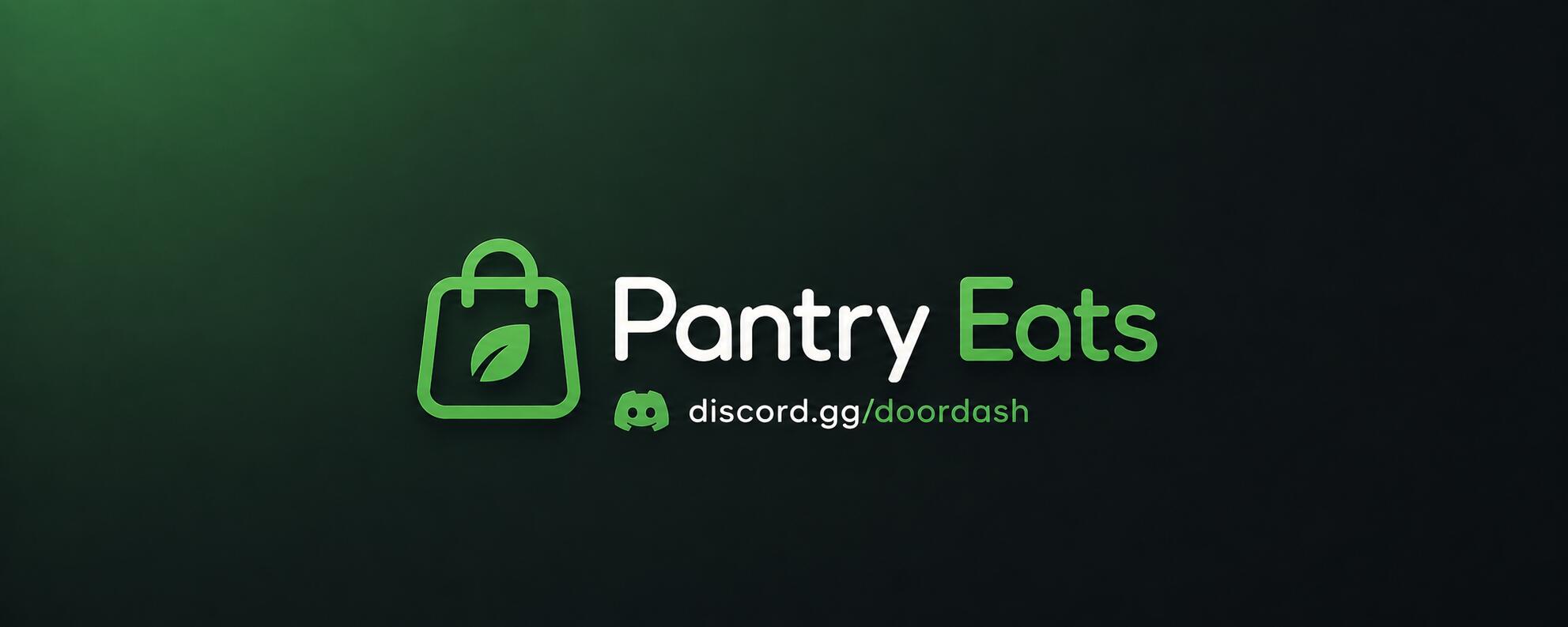 Discovery splash banner for Pantry - 60% off eats Discord server