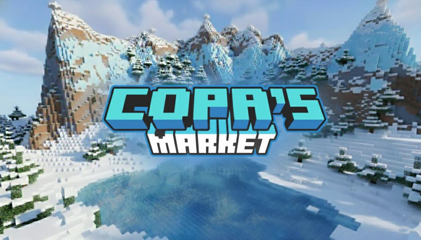 Discovery splash banner for Copa's Market Discord server