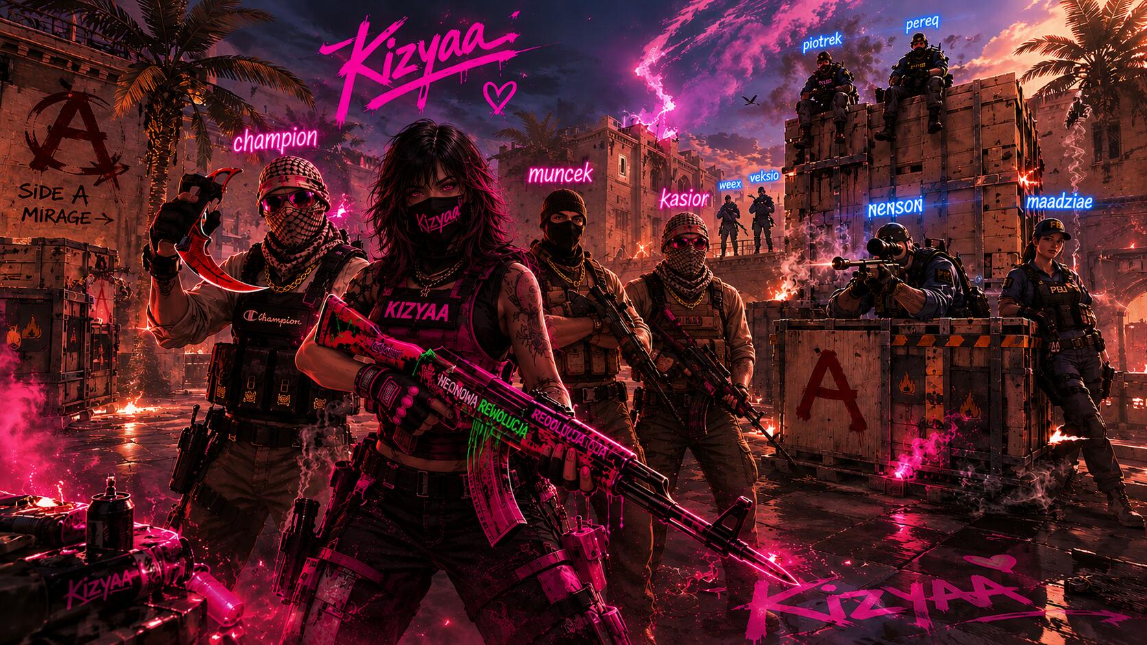 Discovery splash banner for Dzieciarnia // Kizyaa community Discord server