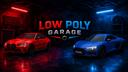 Discovery splash banner for Low Poly Garage Discord server