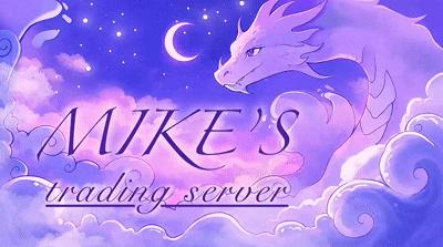 Discovery splash banner for Mike’s Trading Server | Adopt Me + Mm2 Discord server