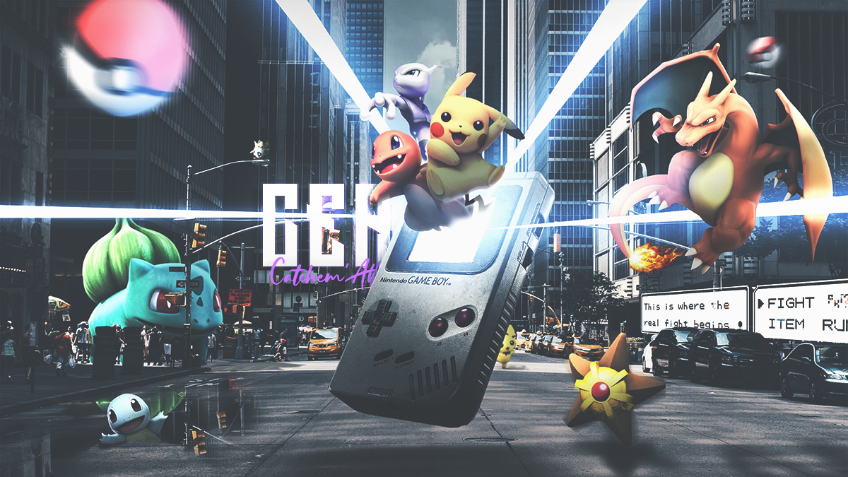 Discovery splash banner for Catch 'Em All Discord server