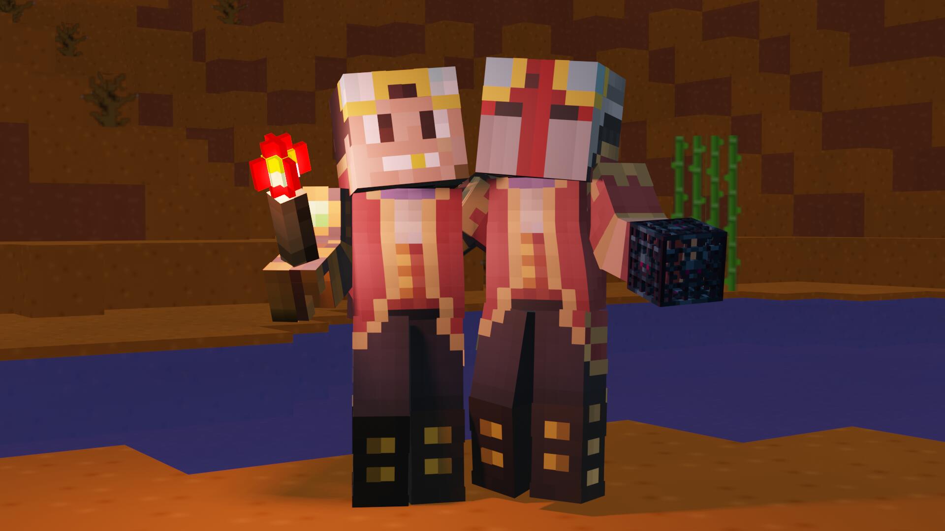 Discovery splash banner for JustVanillaMC | IP: JVMC.ME Discord server