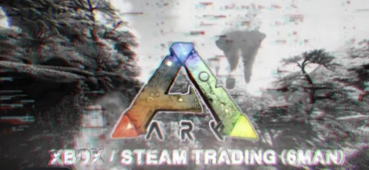 Discovery splash banner for Ark Ascended Trading Discord Discord server