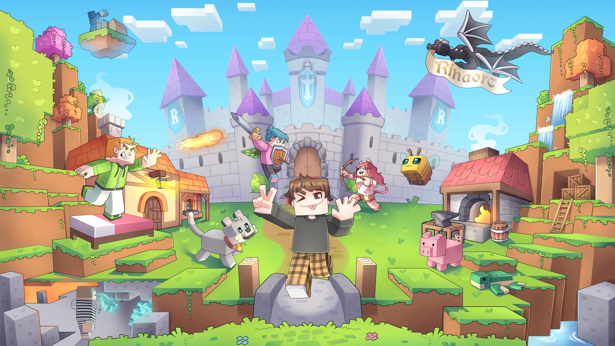 Discovery splash banner for Rinaorc Studios Discord server