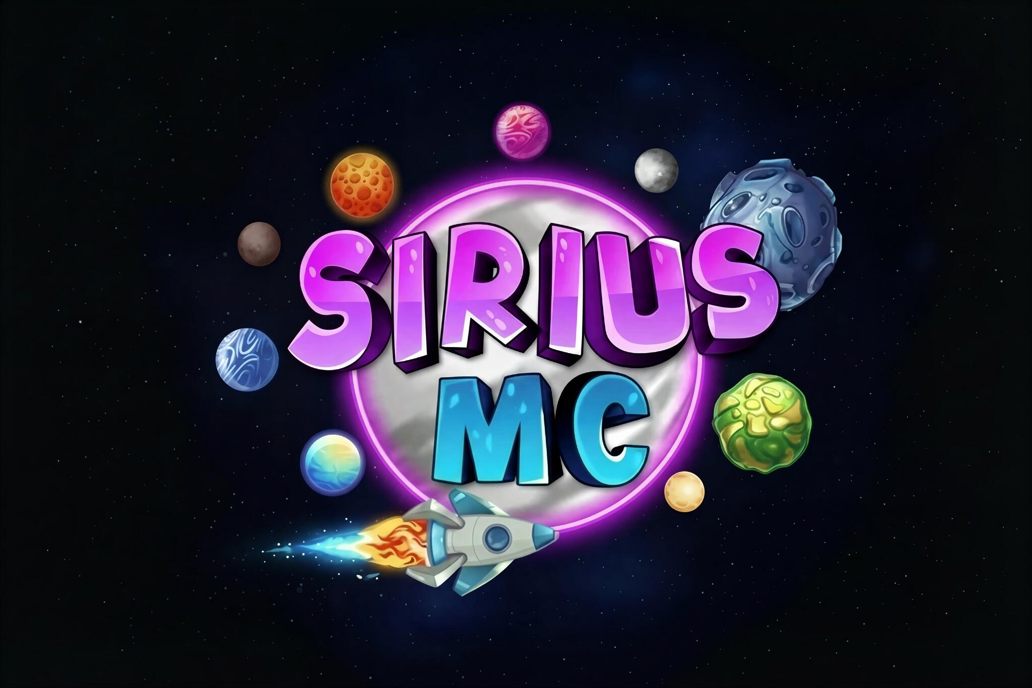 Discovery splash banner for SiriusMC Discord server