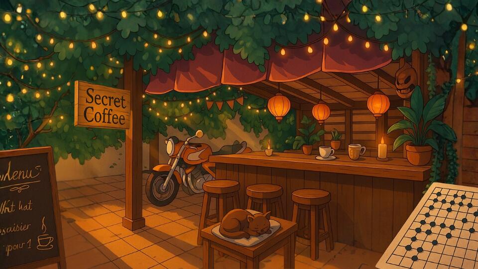 Discovery splash banner for Secret Coffee ☕ Discord server