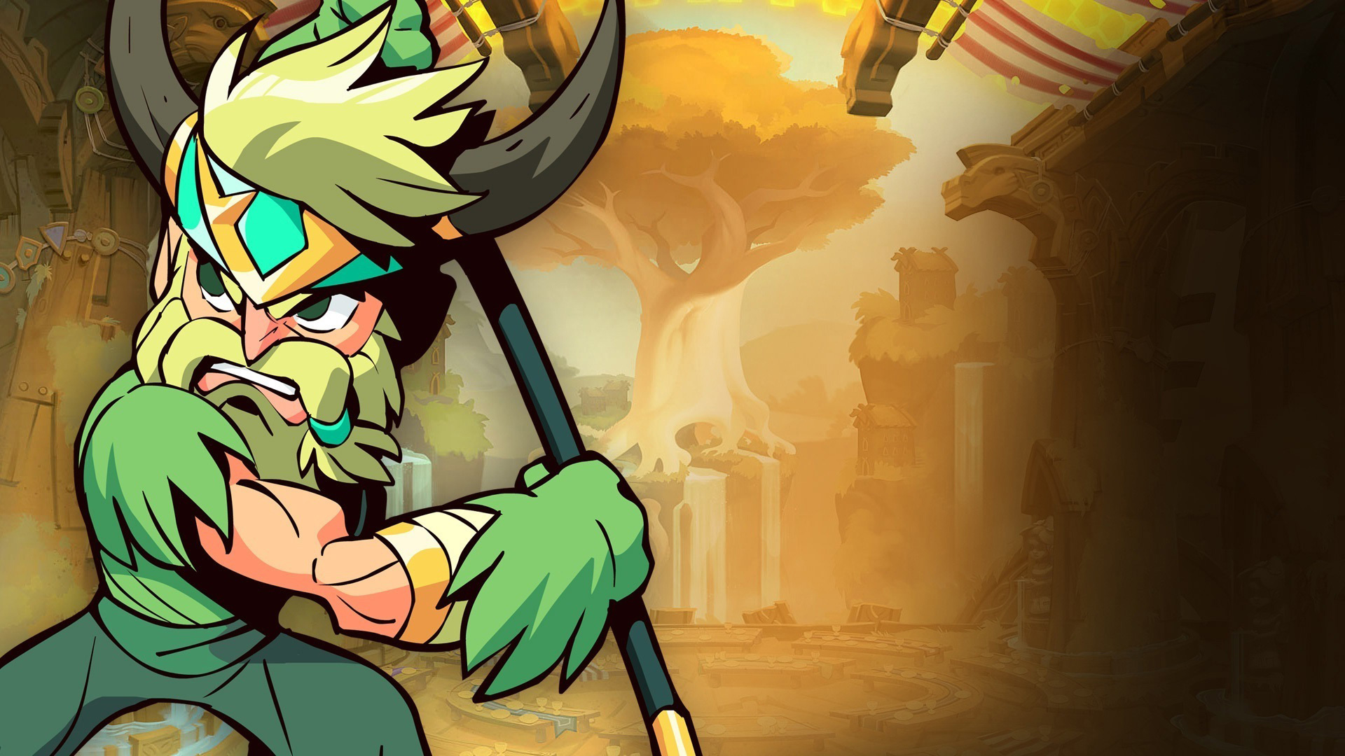 Discovery splash banner for Brawlhalla LFG Discord server