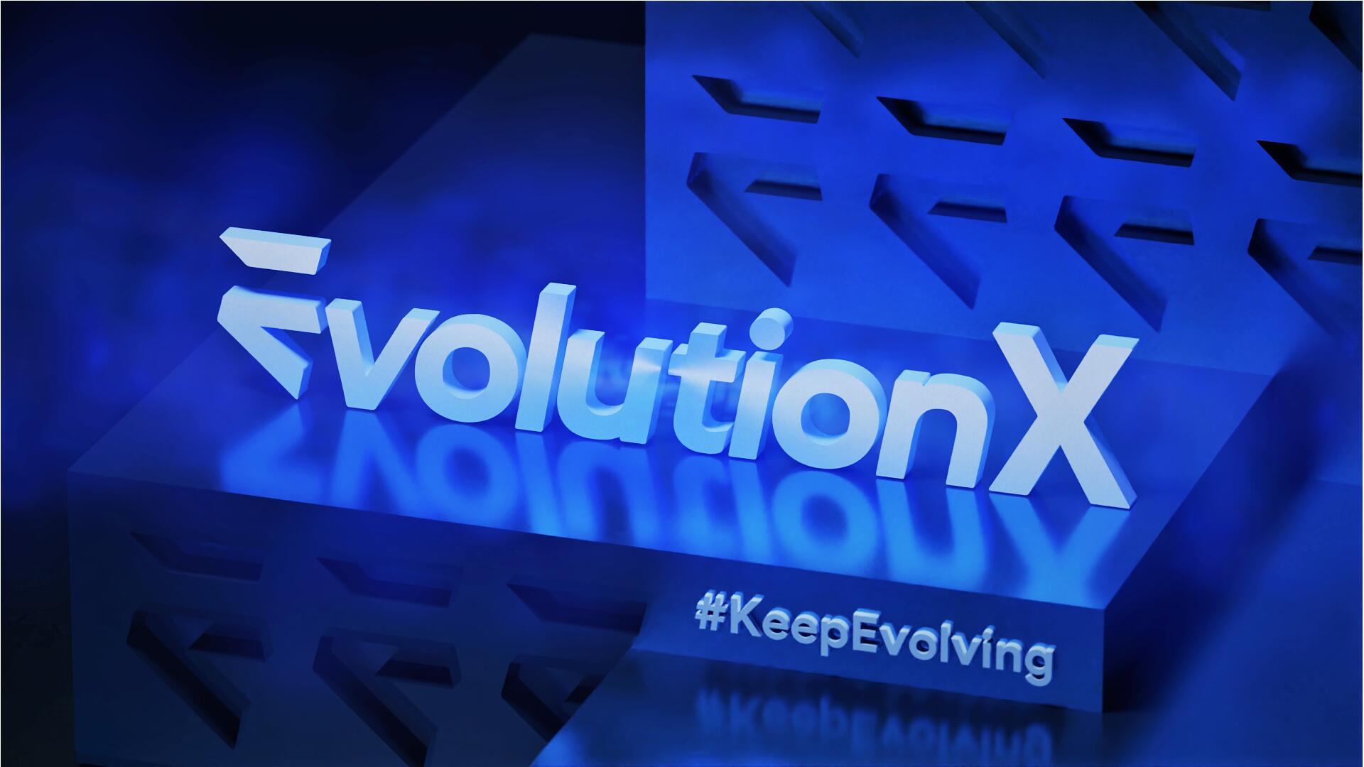 Discovery splash banner for Evolution X Discord server
