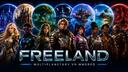 Discovery splash banner for Freeland VR Discord server
