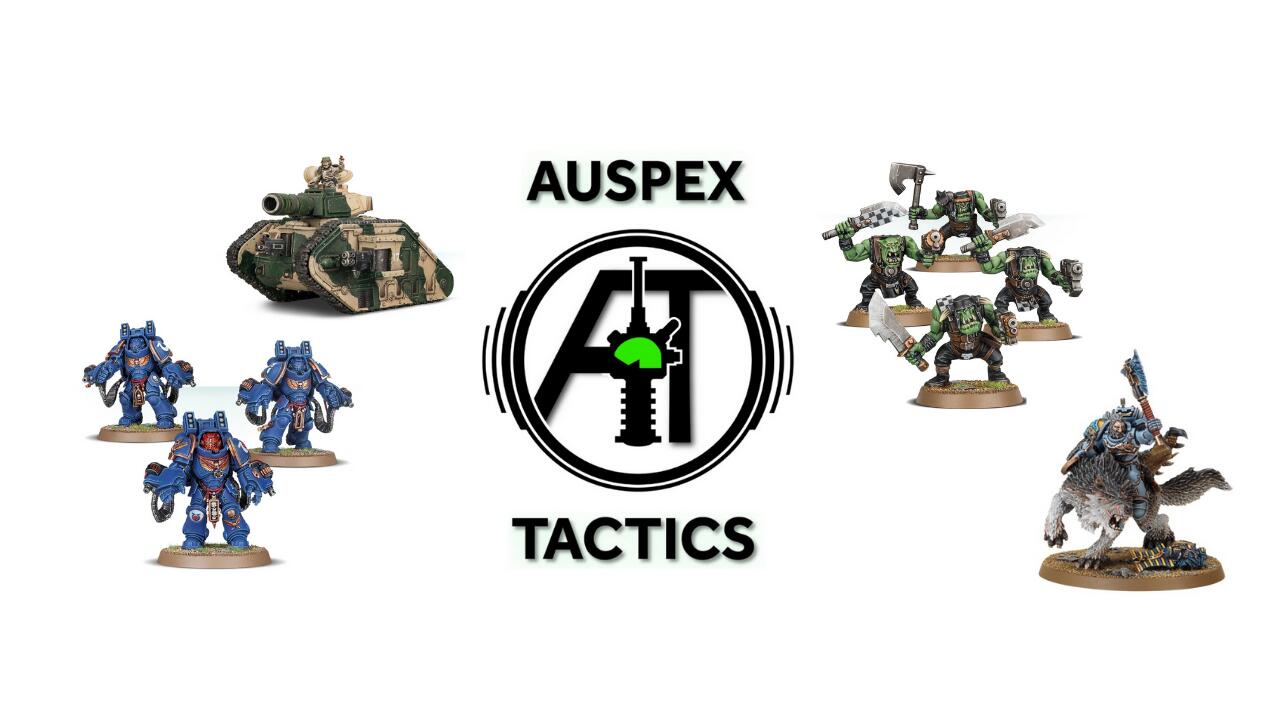 Discovery splash banner for Auspex Tactics Discord server