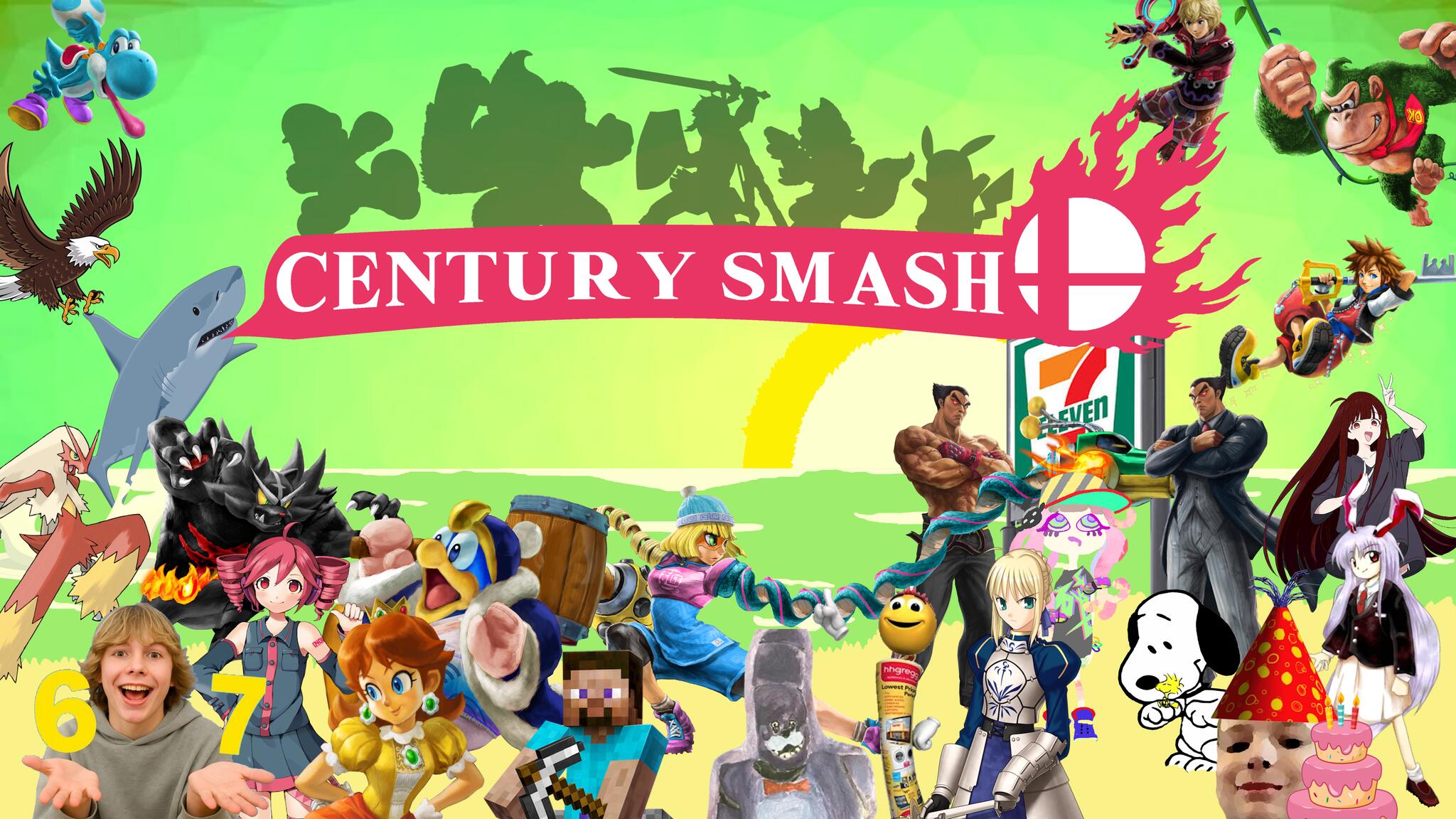 Discovery splash banner for ☆ Century Smash ☆ Discord server