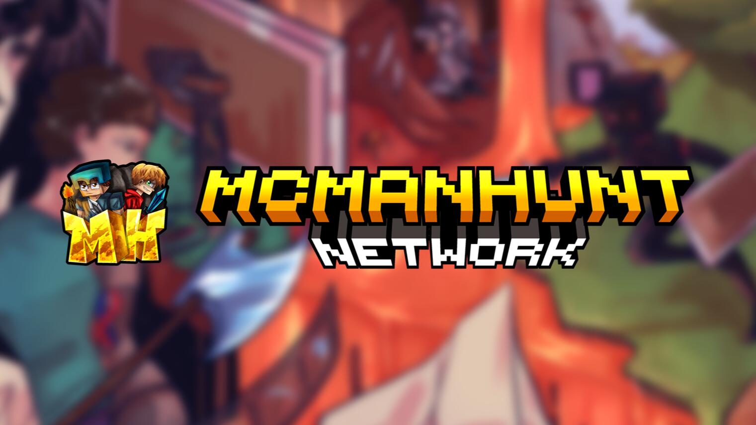 Discovery splash banner for MCManhunt Network Discord server