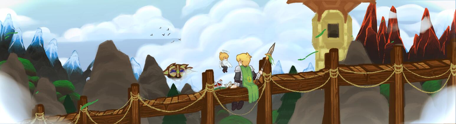 Discovery splash banner for Olinus' corner Discord server