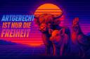 Discovery splash banner for Tierfreunde Vegan 💚 Discord server