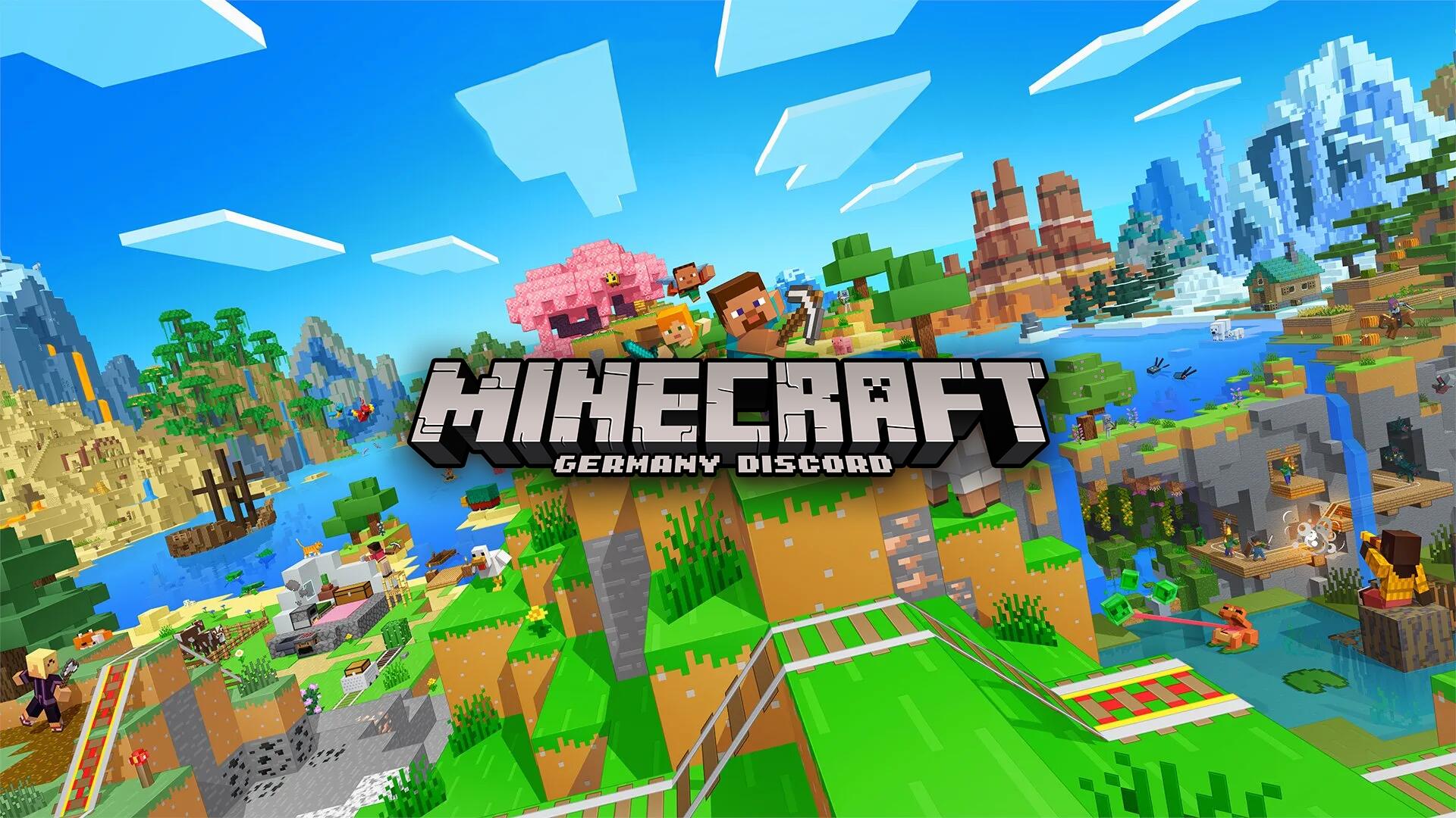 Discovery splash banner for Minecraft Germany Discord server