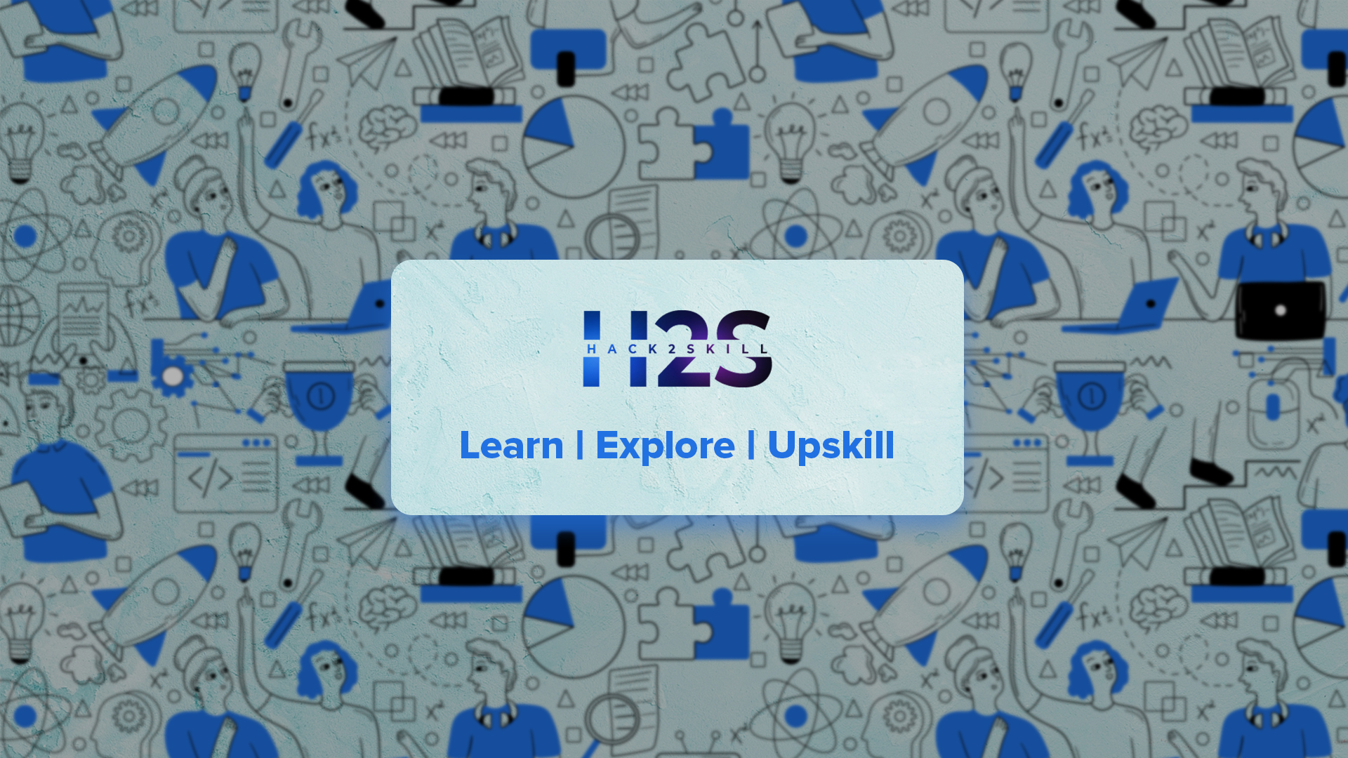Discovery splash banner for Hack2skill Discord server