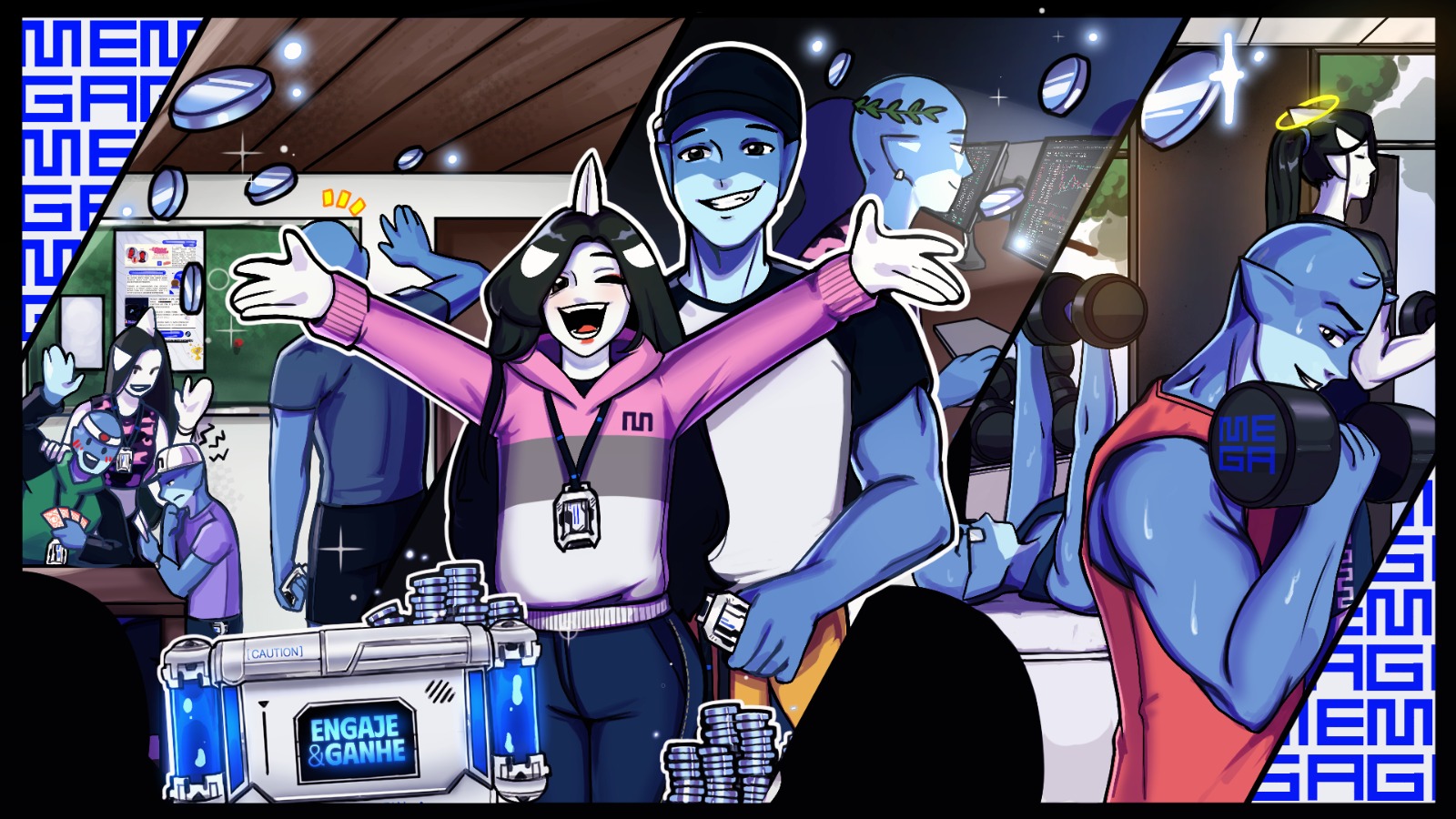 Discovery splash banner for MEGA Discord server