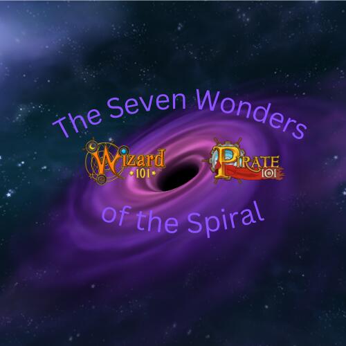 Discovery splash banner for The 7 Wonders of The Spiral Discord server
