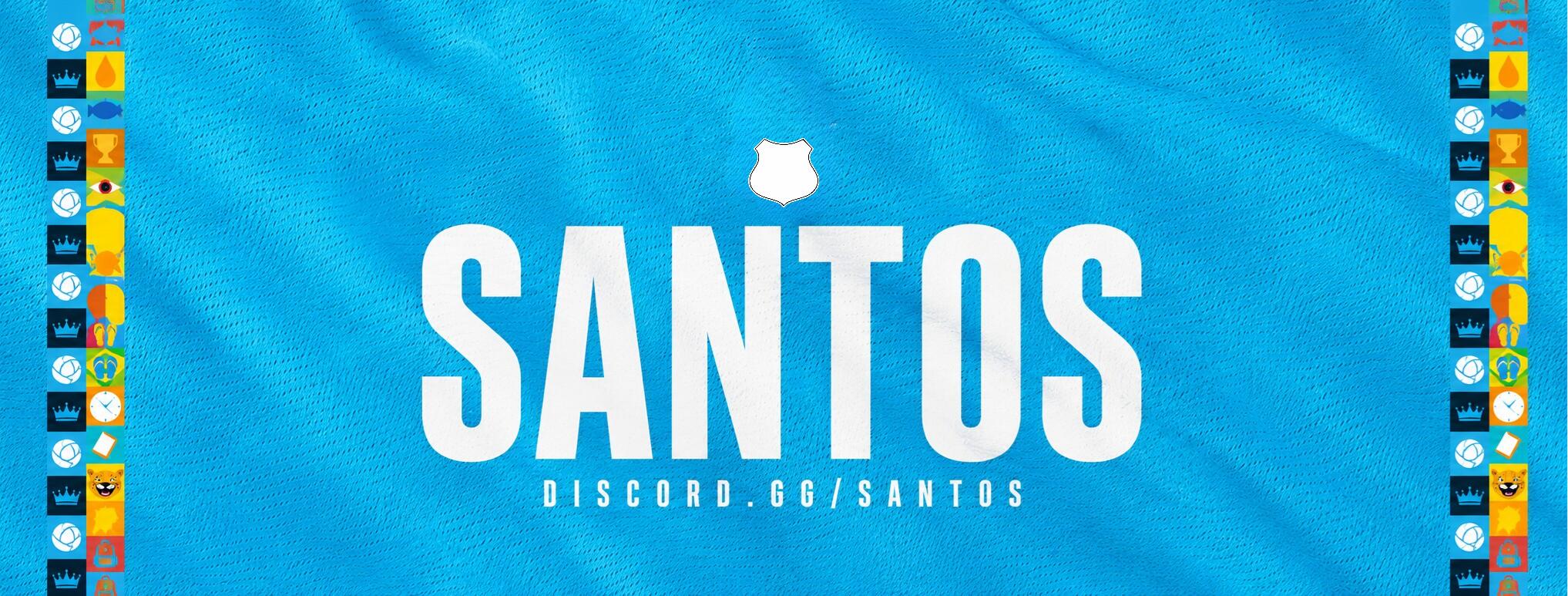 Discovery splash banner for Santos Discord server
