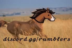 Discovery splash banner for The Rumblers Discord server